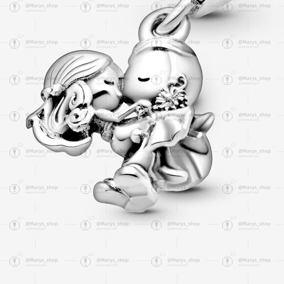 Pandora Married couple sterling silver dangle with clear cubic zirconia - Picture 4 of 5